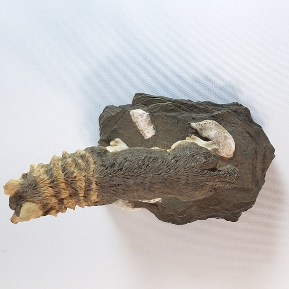 Vintage Lone Wolf Standing On A Rock Sculpture Figurine - Picture 5 of 8